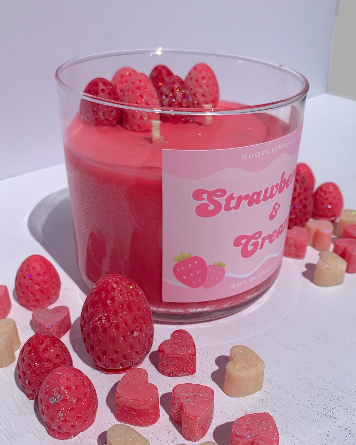 Strawberries & Cream Container Candle