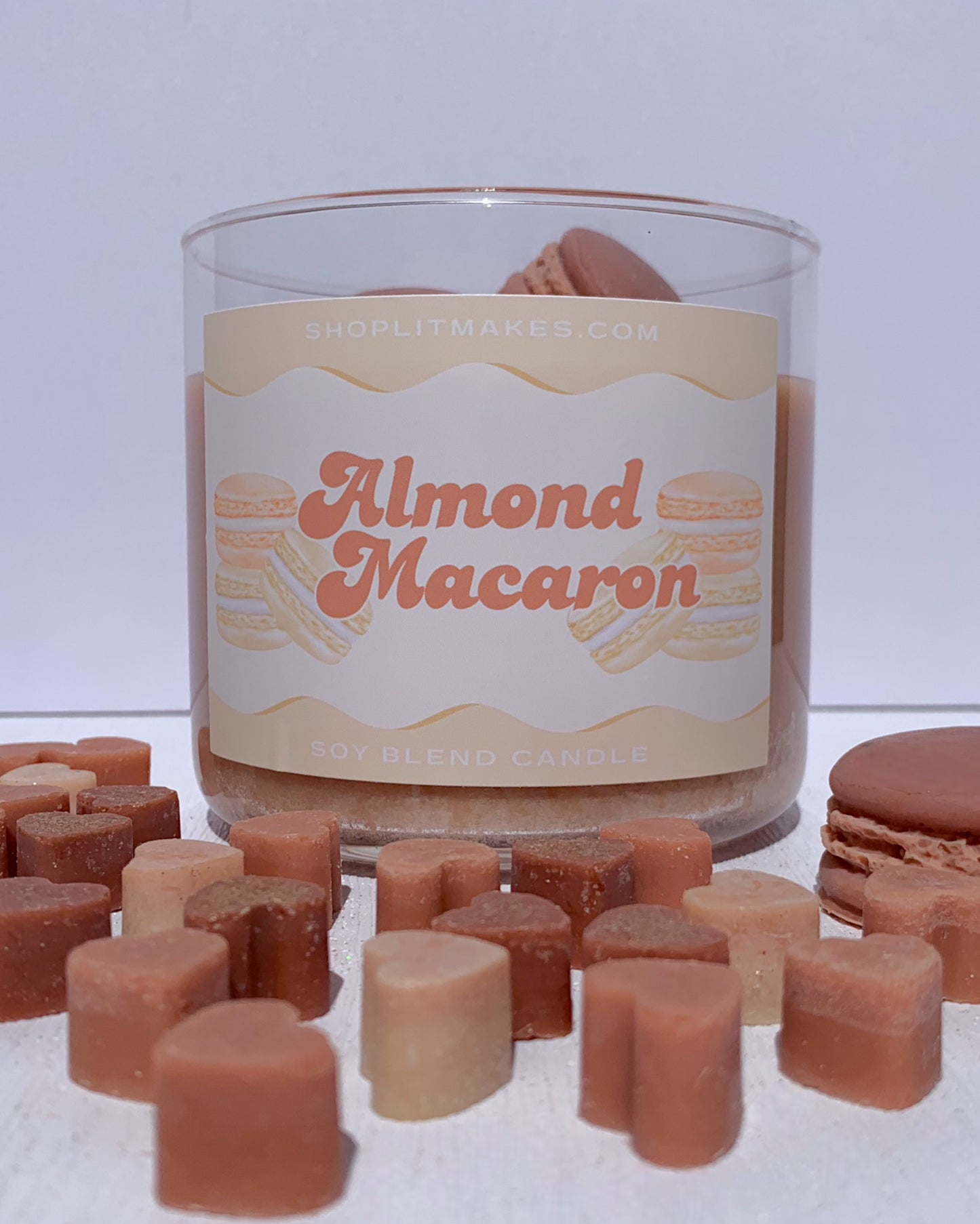 Almond Macaron Container Candle