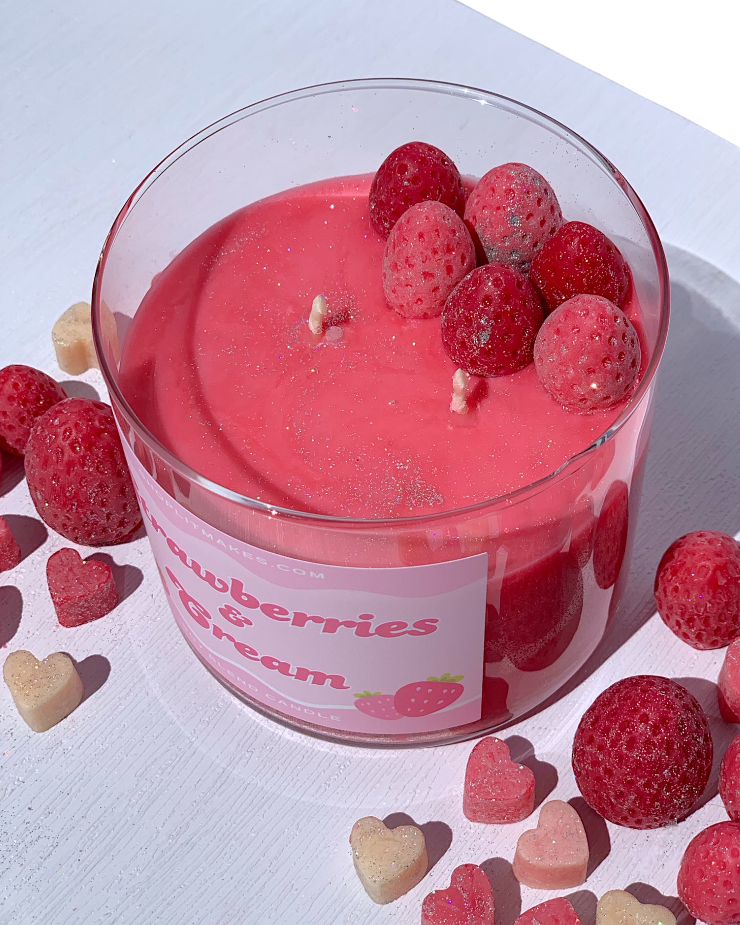 Strawberries & Cream Container Candle