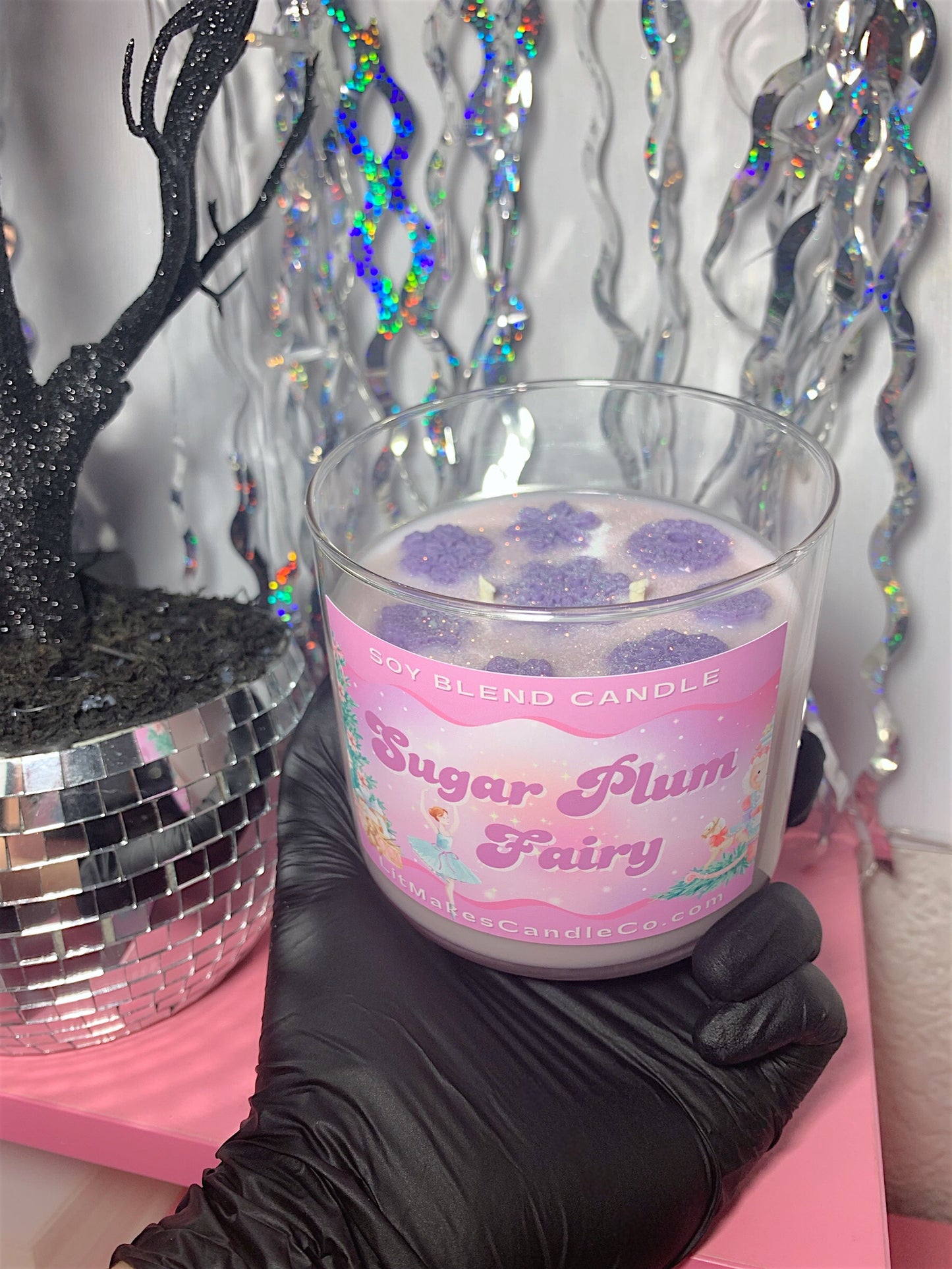 Sugar Plum Fairy Container Candle