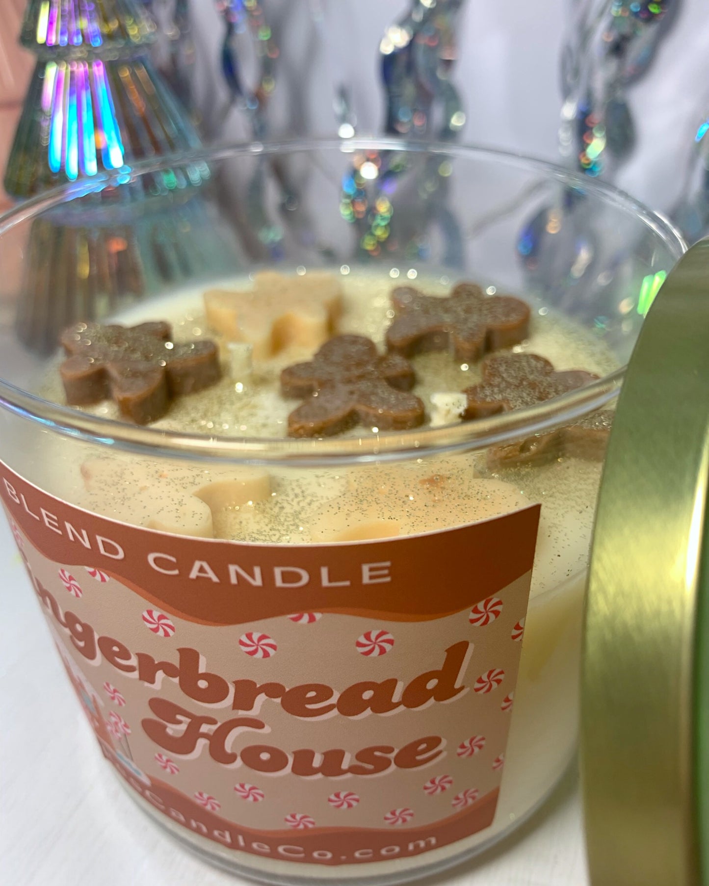 Gingerbread House Container Candle