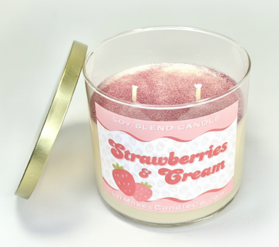 Strawberries & Cream Container Candle