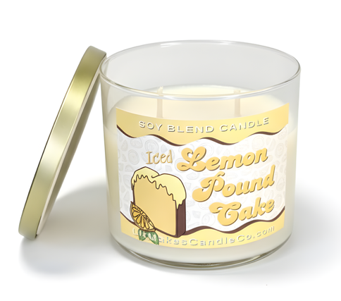 Iced Lemon Pound Cake