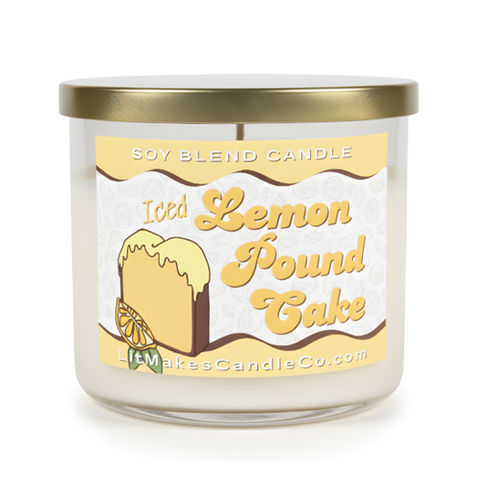 Iced Lemon Pound Cake