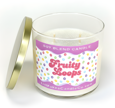 Fruity Loops Container Candle