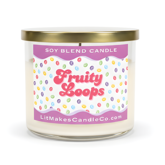 Fruity Loops Container Candle