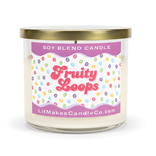 Fruity Loops Container Candle