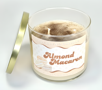 Almond Macaron Container Candle